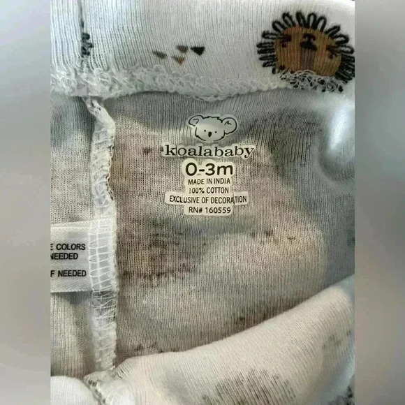 Koala Baby Outfit Size 0-3 Months, "Mommy’s Mane Man" Set Pants And Bodysuit - Picture 10 of 11